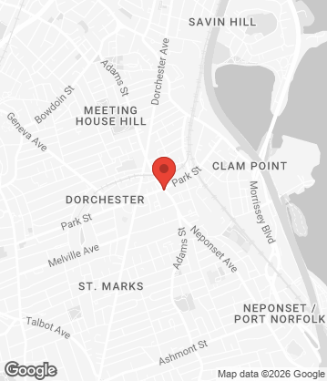 Map of Pho Que Restaurant - 291 Adams St, Dorchester, MA, 02122, US